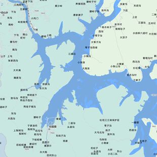 吉林市区市区域县市街道分布地区区域图办公室贴图挂图