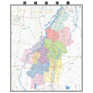 郯城县区市区域县市地图街道分布地区区域图办公室贴图挂图