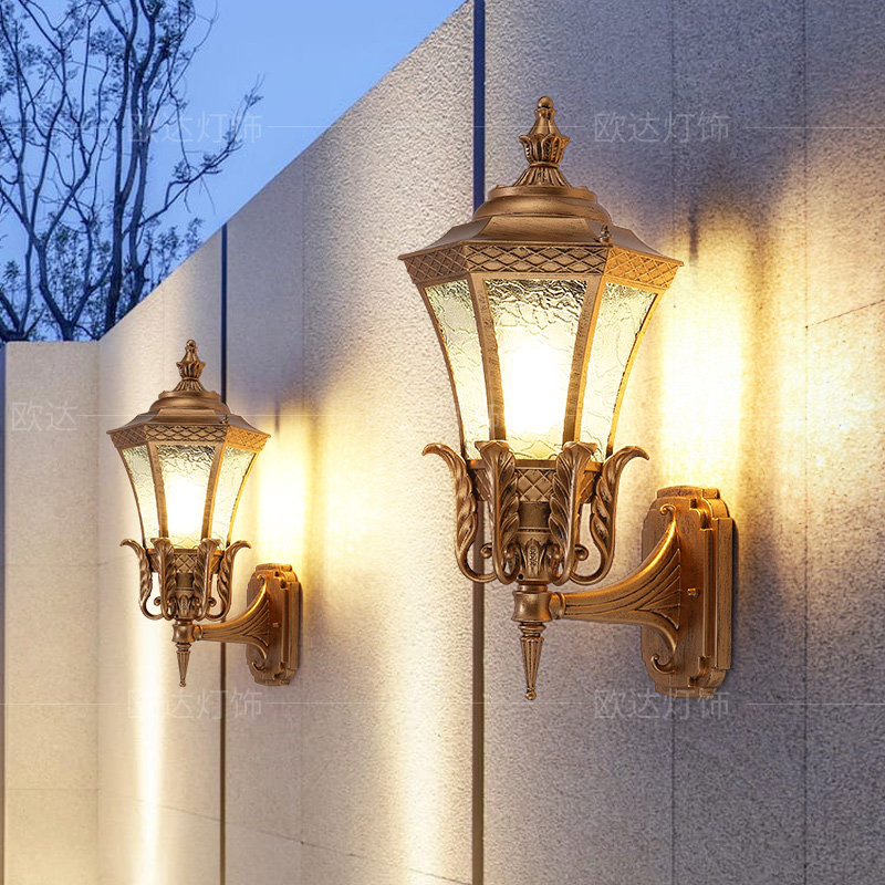 中式户外防水壁灯室外太阳能外墙灯别墅庭院大门口阳台复古走廊灯,家装灯饰光源,户外壁灯,淘宝优惠券,粉丝福利购,淘宝优惠卷