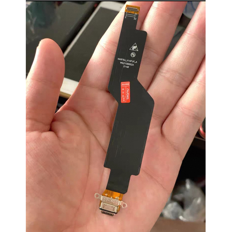 适用于努比亚红魔7/7S/NX679J/679S尾插充电排线 尾插口 原装