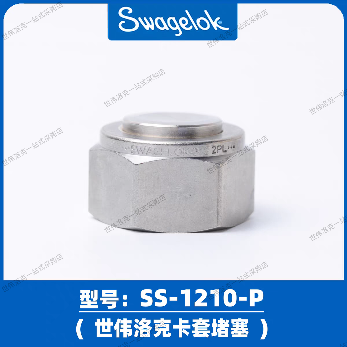 美国进口世伟洛克SWAGELOK卡套堵头 堵头 堵塞SS- 12M0-P