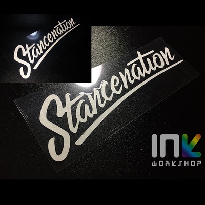 INK墨汁车贴STANCENATION挡风玻璃反光车贴HF JDM改装车反光贴纸