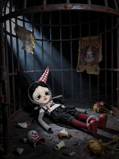 待领养   整娃三分头小丑女  软陶泥开颅