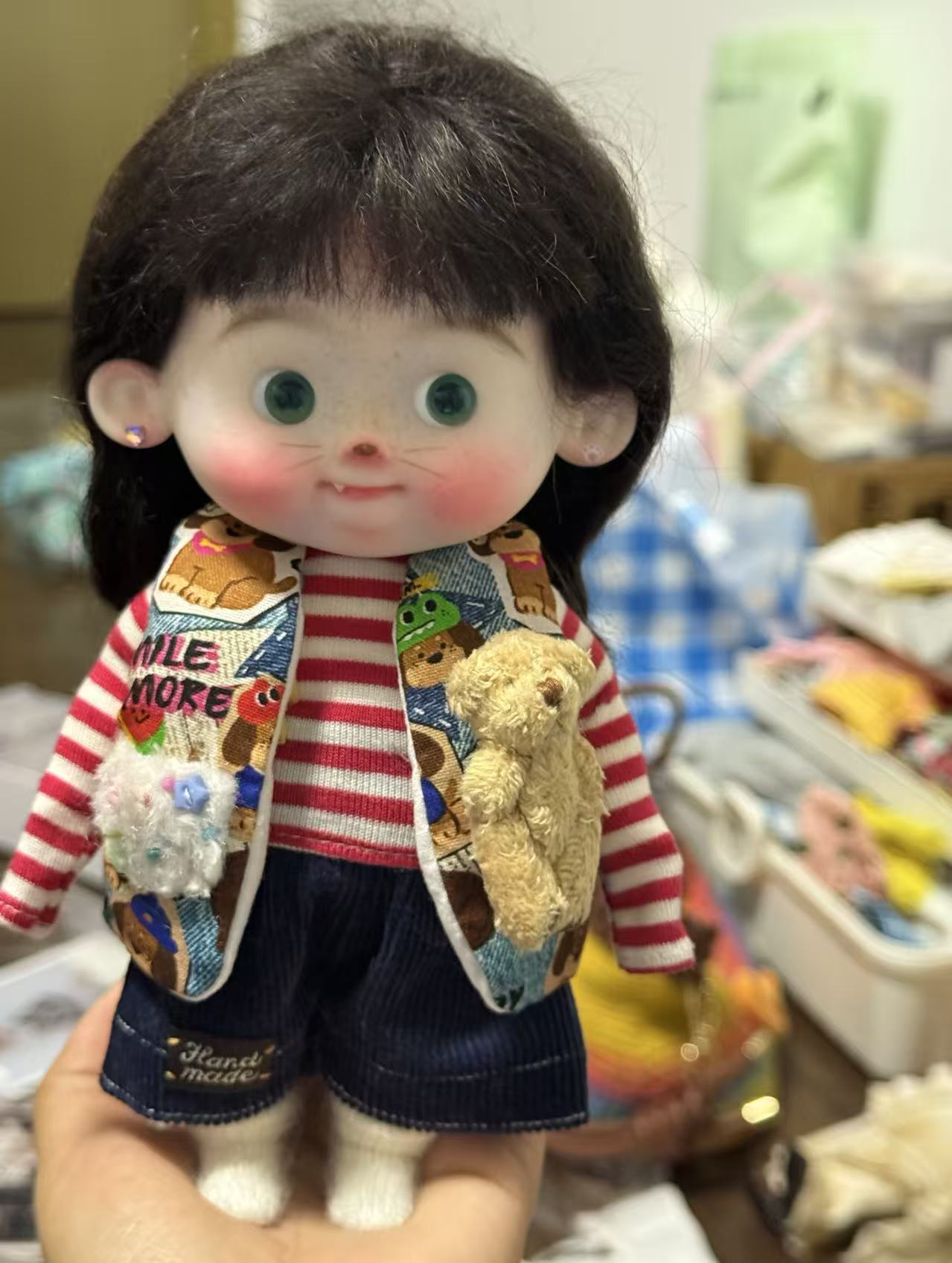 Josh ob22通穿  小布棉马甲  小熊公仔马甲