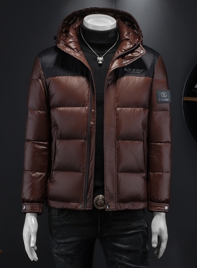 2025秋冬季男士90%白鸭绒连帽羽绒服外套 钱塘6036-99801 P365