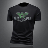 2025夏季新款丝光棉短袖t恤男士潮流休闲圆领半袖上衣26037P80，男装T恤，钱塘6036（原3026）