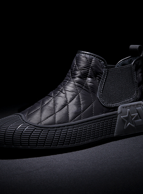 男士秋冬潮鞋一脚蹬羽绒布棉鞋201102【加绒可选】BDZ