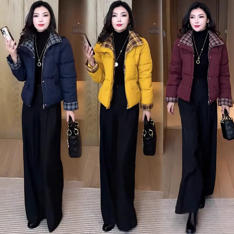 时尚短款棉衣棉服女2025冬季新款洋气宽松加厚保暖短款棉袄外套潮,女装/女士精品,大码棉服,淘宝优惠券,粉丝福利购,淘宝优惠卷