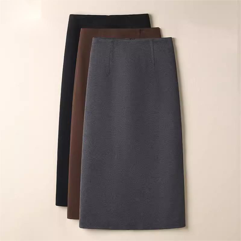 西装a字半身裙女秋季2025新款