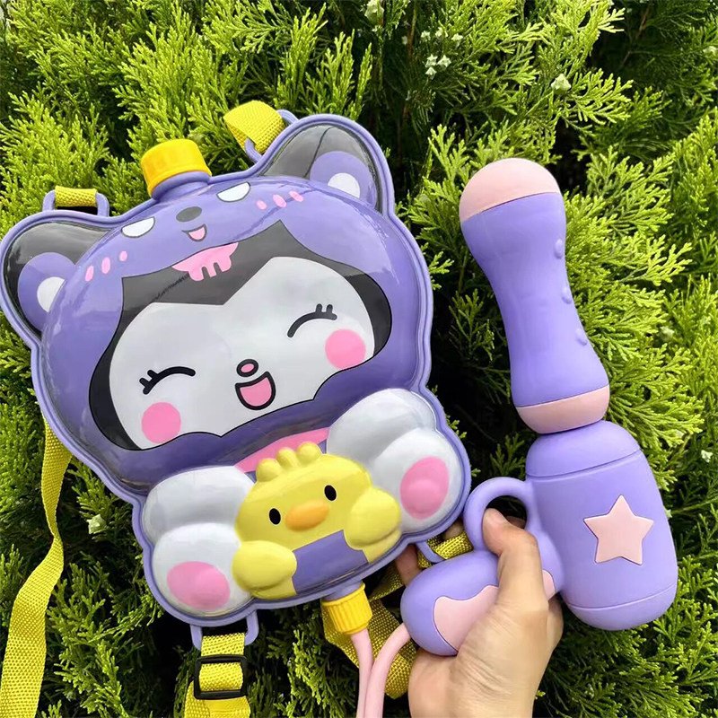 Hello Kitty儿童水枪玩具KT猫宝宝抽拉式喷水神器沙滩戏水幼儿园