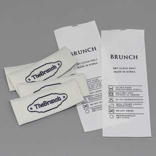 服装 领标水洗标现货 布标 egg侧标定制 商标衣服标签 高密度织唛