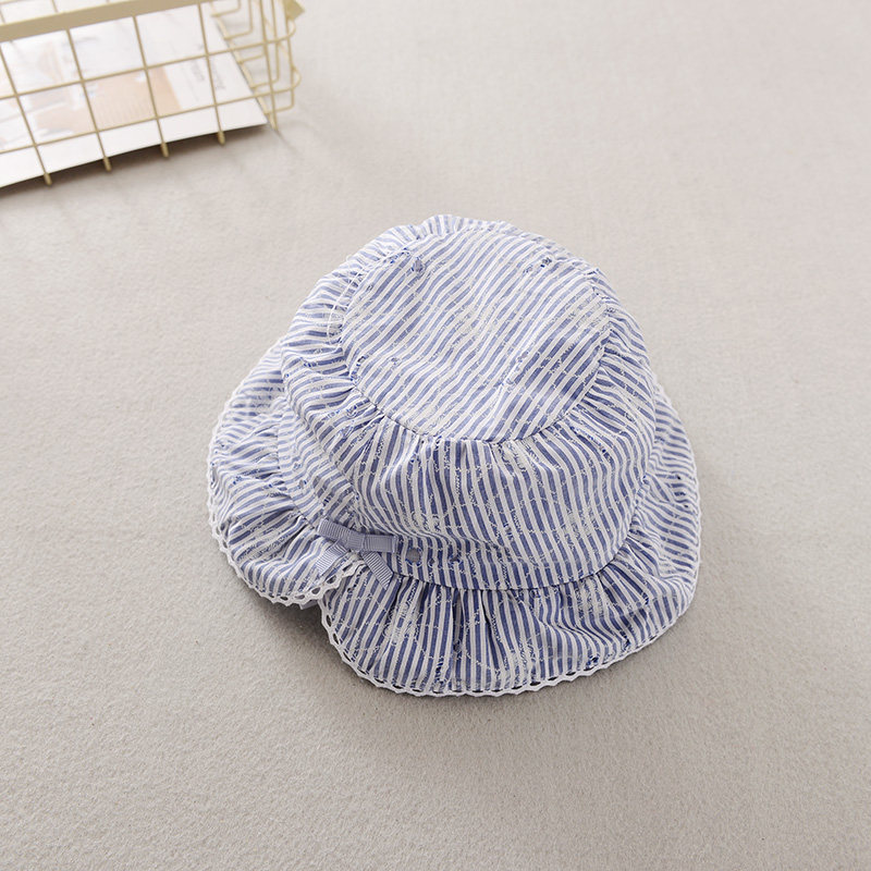 丽婴房正品童装彼得兔女童帽子女孩夏季遮阳帽婴幼宝宝纯棉大沿帽