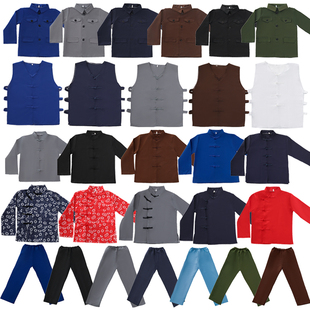 儿童成人男女抖音快手搞笑知青下乡农村焦裕禄老式中山装演出服装