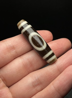 高油润手工玛瑙天珠吊坠臻藏精品一眼天地天珠挂件精品台工天珠