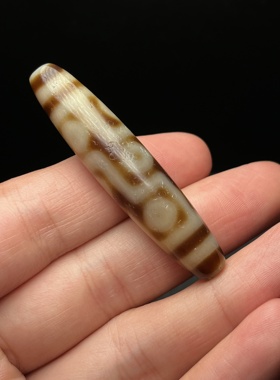 精品古法高油高润九眼天珠臻藏精品藏传九眼天珠吊坠项链锁骨链