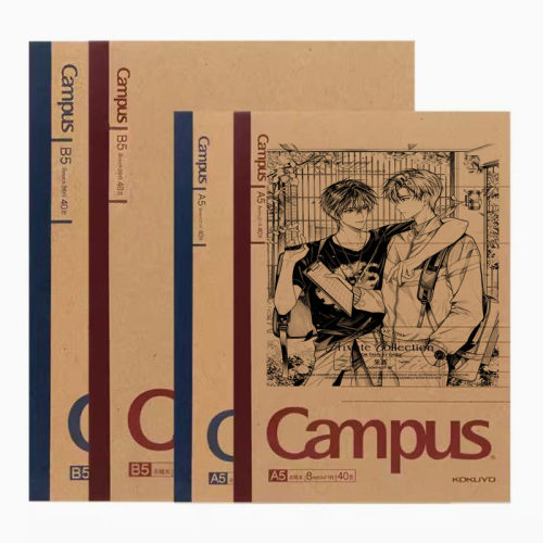 国誉这题超纲了许盛邵湛浮雕二次元牛皮B5笔记本漫画campus手账本