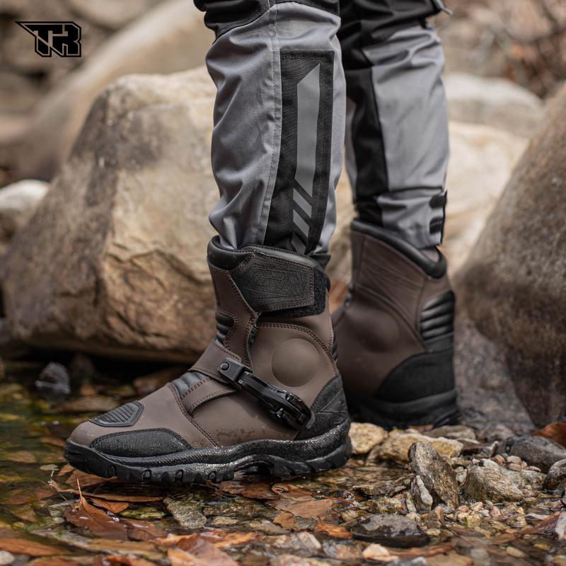 防水靴子拉力靴TR虎牌长途摩旅