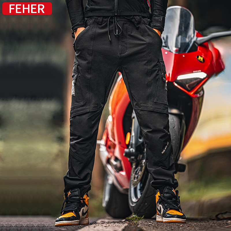 FEHER夏季骑行裤机车工装裤