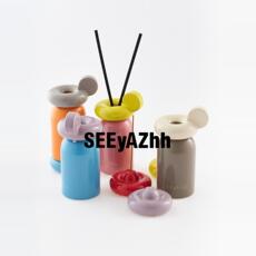 Ароматерапия подарок seeyazhh"叠叠罐"陶瓷无火扩香香插植物精油家居节日礼物