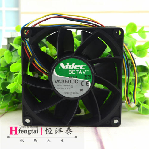 原装Nidec VA350DC V35208-35 9038 12V 1.1A X3100机箱散热风扇