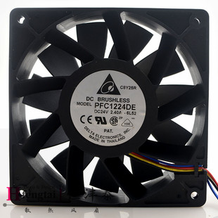 台达 12CM 12038 2.40A 暴力变频器风扇PFC1224DE 24V PFB1224UHE