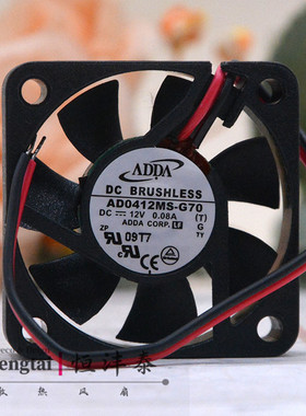 台湾协喜ADDA AD0412MS-G70 4010 4cm 12V 0.08A 超静音显卡风扇