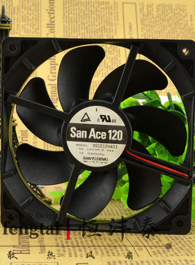 全新正品山洋SANYO 9S1212H403 12025 12V 0.39A 大风量静音风扇