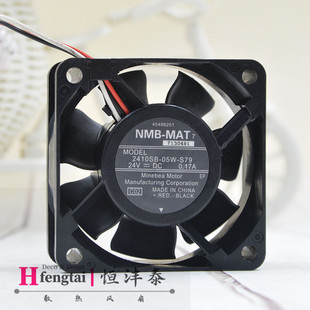 0.17A 变频器散热风扇 2410SB 3线 6CM 6025 24V S79 05W NMB 原装