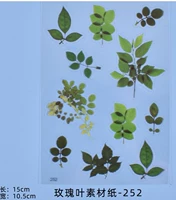 1 Материал розового листа № 252