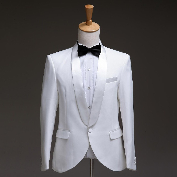 MENS BLACK STAGE PERFORMANCE COSTUME CONDUCTOR CHORUS COSTUME MALE HOST EMCEE SUIT PHOTO SHOOT WEDDING SUIT