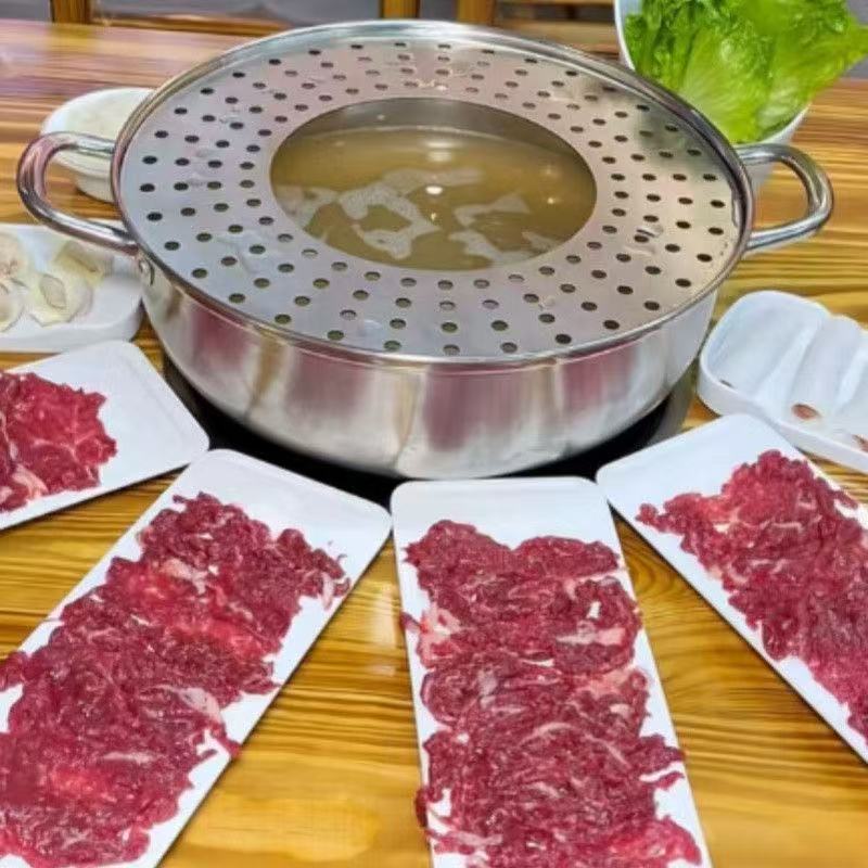 新款商用加厚不锈钢汤蒸锅冬瓜盅桑拿鸡牛肉火锅可定制蒸片多用