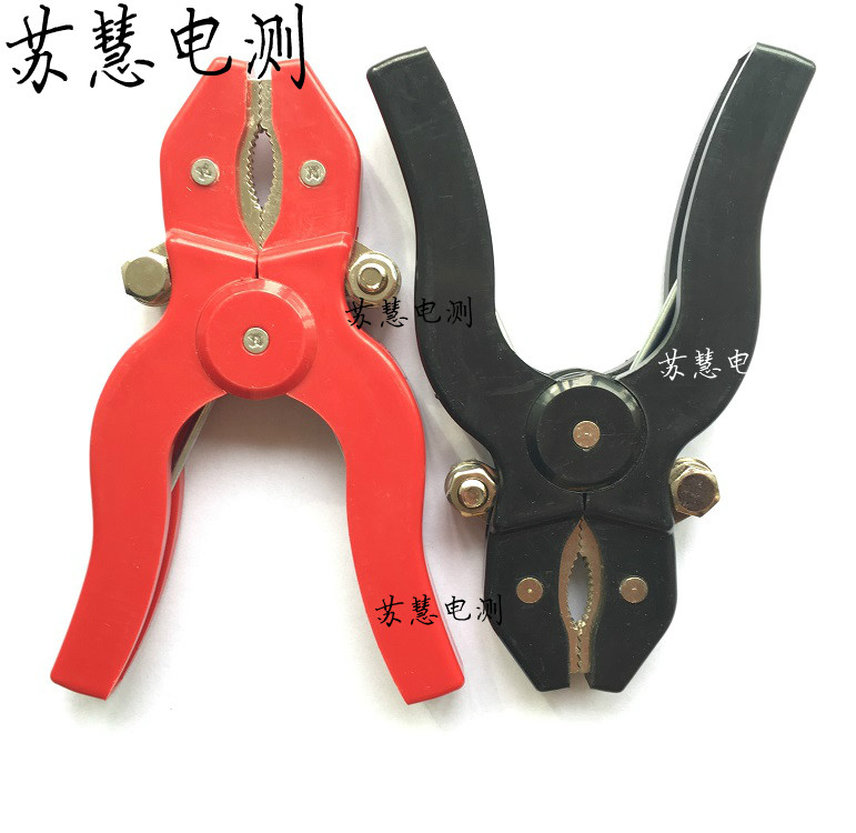 ZCQ-1型50A电力测试钳 30A-50A测试钳 高压测试夹开口40mm鳄鱼夹