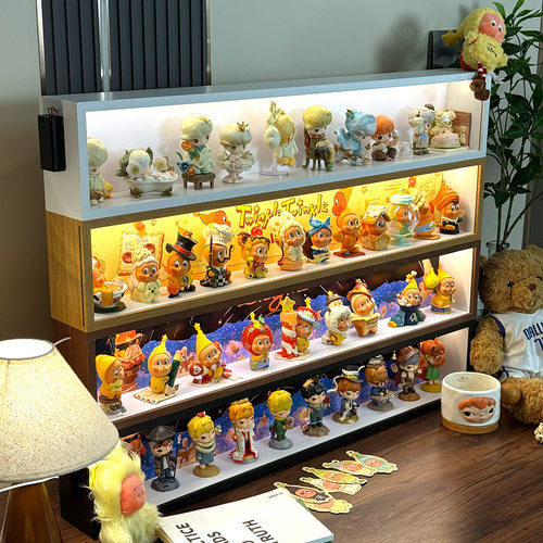 星星人7.5cm盲盒手办相框展示大尺寸长条收纳展示盒挂墙中空画框