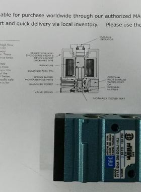 MAC电磁阀52A-14-BOA-DM-DJAJ-2KJ现货