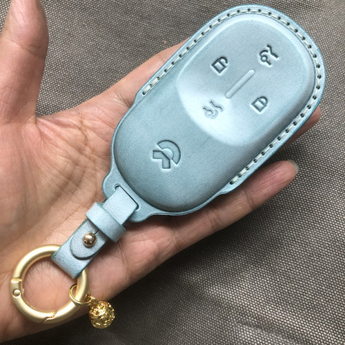 蔚来ES8钥匙套es9ET9真皮手工