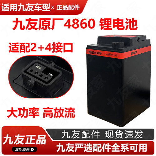 九号原厂电动车锂电池48v60ah