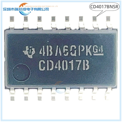CD4017BNSR CD4017B SOP-16 人气计数器 分频器 逻辑 原装正品IC