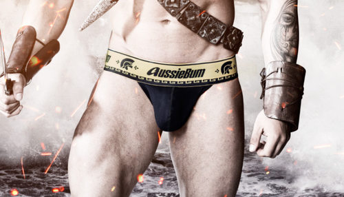 aussiebum男士后空弹力丁字内裤