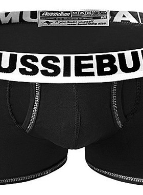 AussieBum 2025新款男士平角裤棉舒适弹力四角内裤双层囊袋平角裤