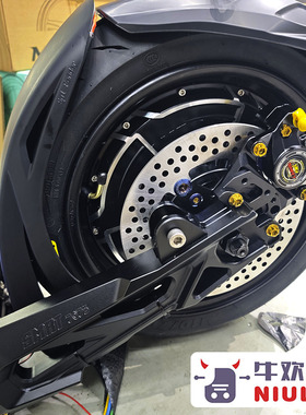 电动车12寸后轮套装总成 2000W电机 九号MZ小牛NXT极核SMRT平叉