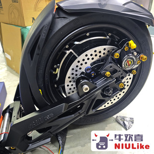 电动车12寸后轮套装总成 2000W电机 九号MZ小牛NXT极核SMRT平叉