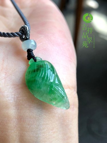 缅甸冰种吊坠项链礼物玉石