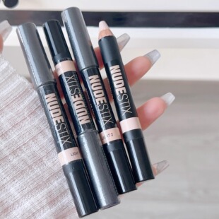 拍3支包邮 Nu*estix 诗唇颊两用腮红唇膏遮瑕膏高光侧影提亮修颜