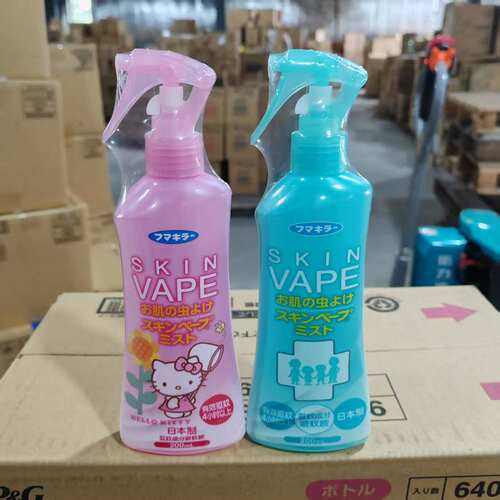 满2瓶包邮  日本进口 VAPE驱蚊水防蚊喷雾驱蚊虫防叮咬200ml儿童