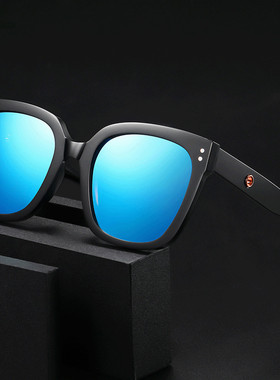 墨镜方形显瘦大框时尚风偏光镜