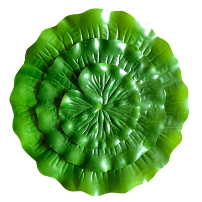 仿真荷叶简约胶布材质不褪色