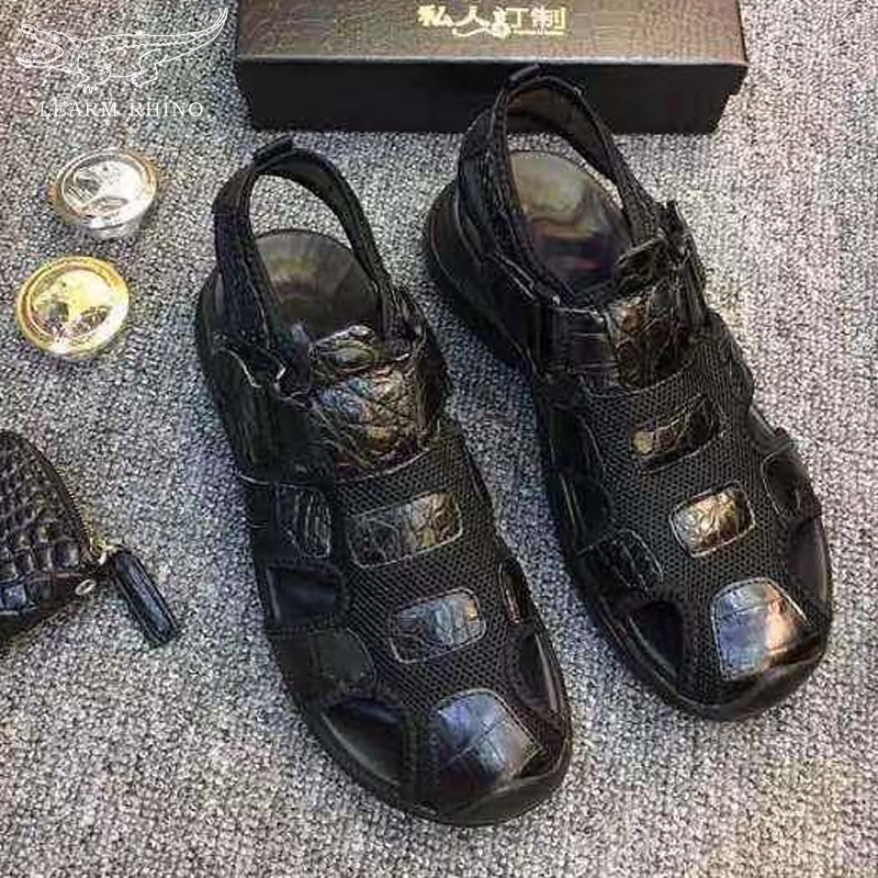 犀牛夏季软底耐磨魔术贴沙滩鞋