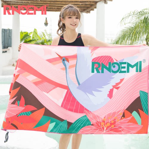RNOEMI速干浴巾便携海边沙滩巾健身运动游泳毛巾专用女成人吸水巾