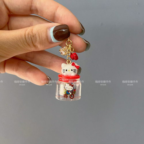 咖啡软糖手作 kt糖罐子挂件 包挂件 原创设计 请勿盗图请勿抄袭