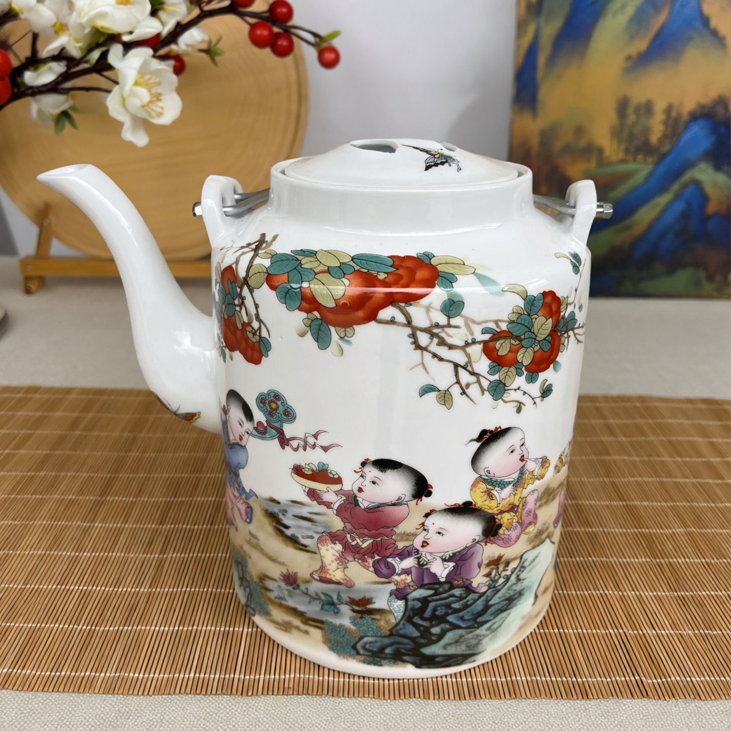 景德镇高温开水茶具家用大号防爆泡茶壶大容量凉水茶壶茶具